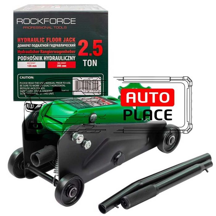 Крик крокодил за джипове бусове ванове 2.5 тона 135 – 395 мм RockForce