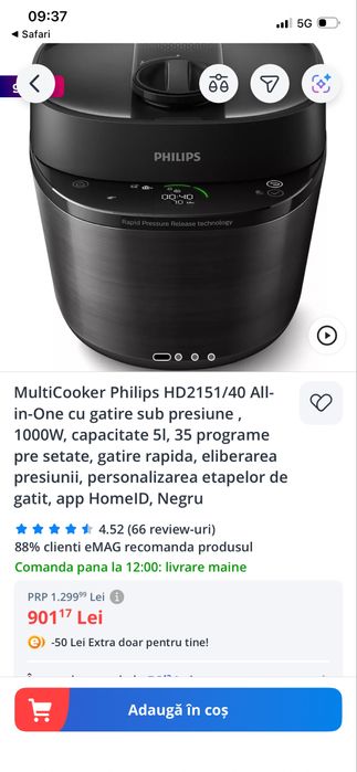 Philips oala sun presiune All in One