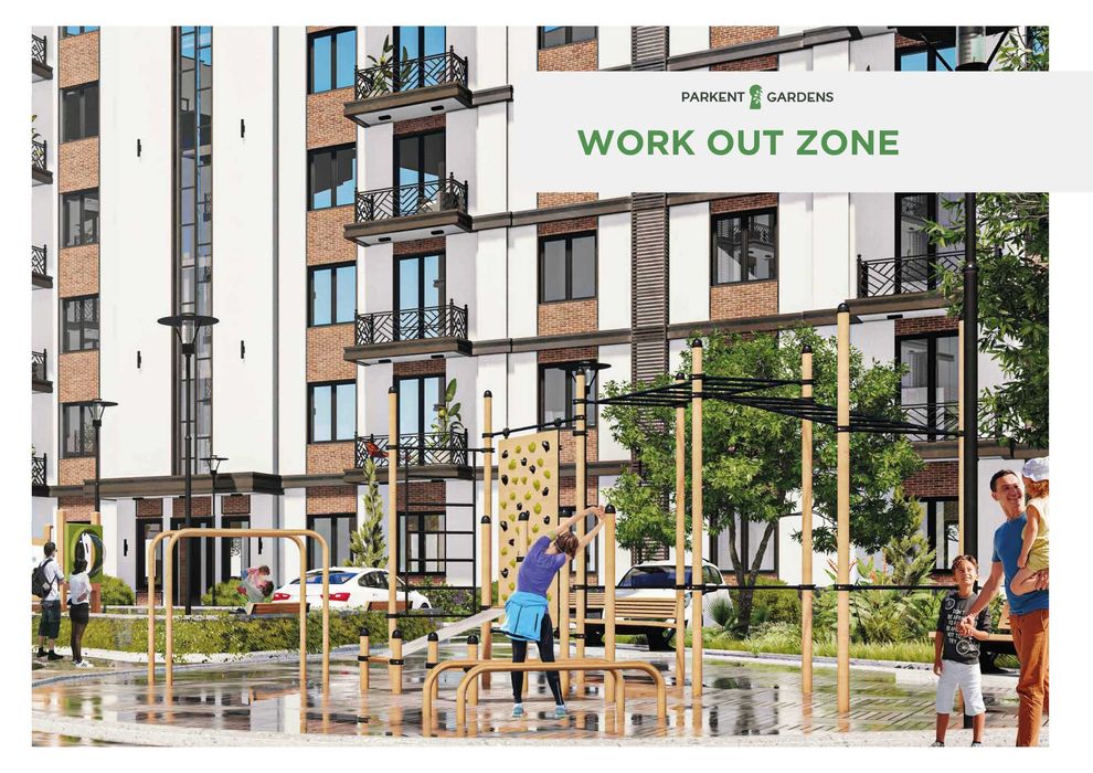 Продается 3-х комнатная квартира в ЖК"Parkent Gardens" 107 кв.м.