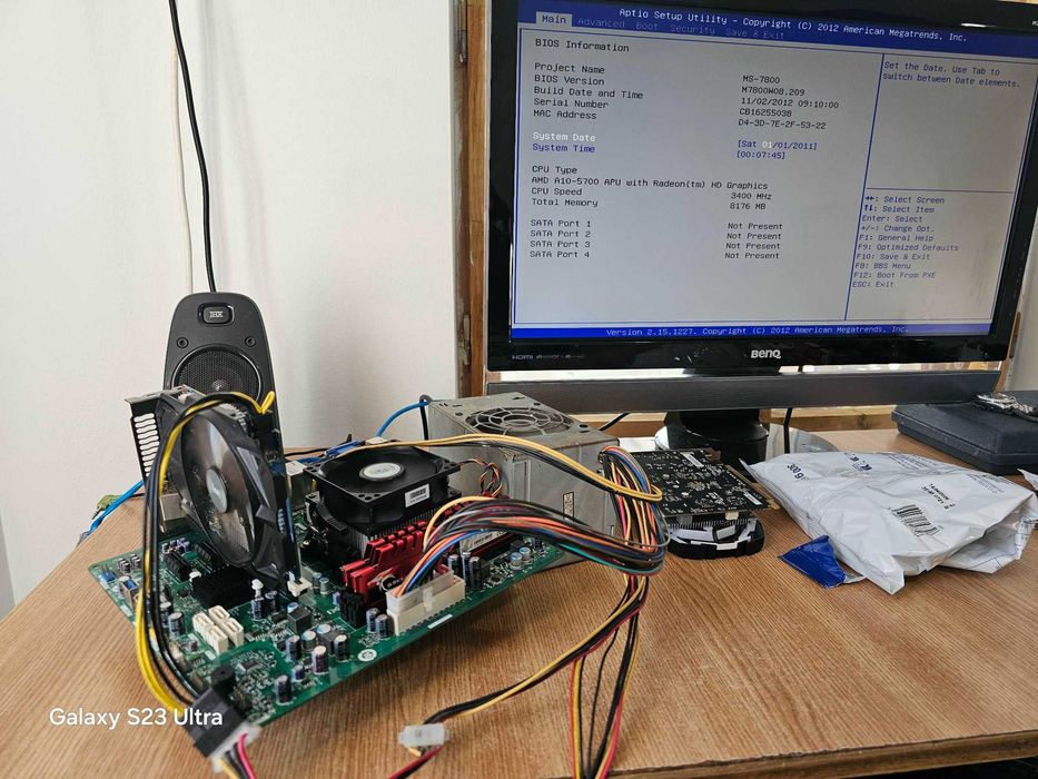 kit amd a10 5700 4ghz + placa de baza + 8gb ram ddr3 g.skill 2133mhz