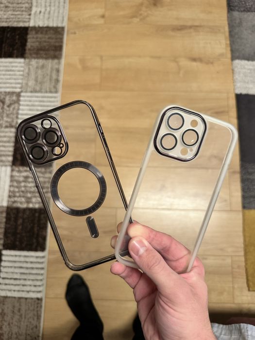 Vand 2 Huse Transparente pentru Iphone 14 Pro Max