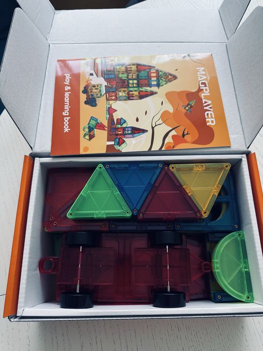Magnetic tiles 60 piese magnetice MagPlayer -NOI