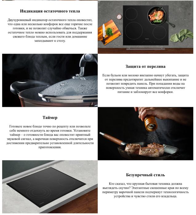 Новая электрическая варочная панель