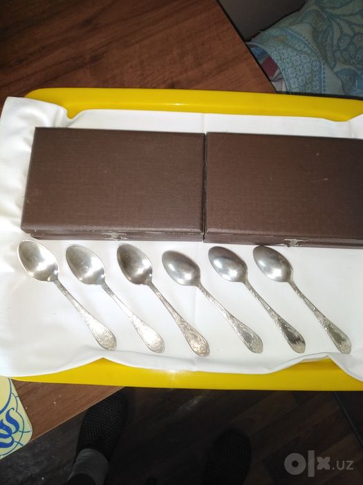 Чайные мельхиоровые ложки