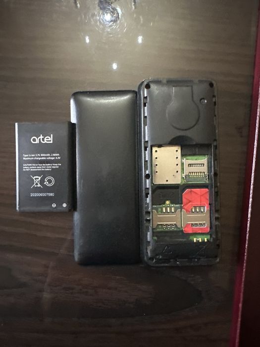Артел телефон 2та сим картали