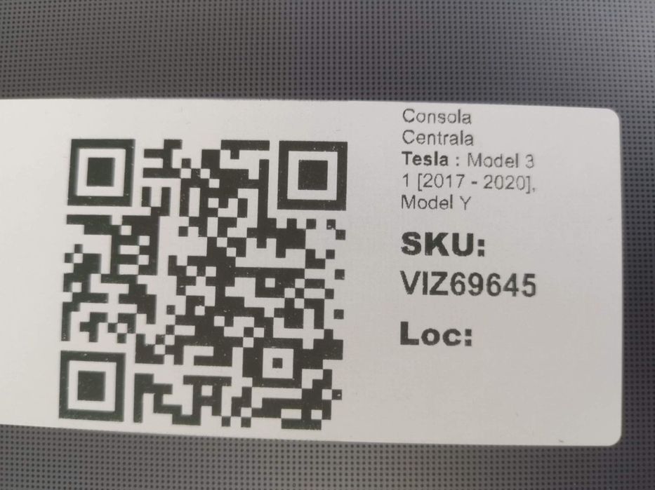 Consola Centrala Tesla  Model 3 1 2017 2018 2019 2020, Model Y Origina