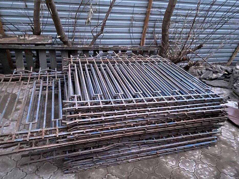 Забор кованый БУ