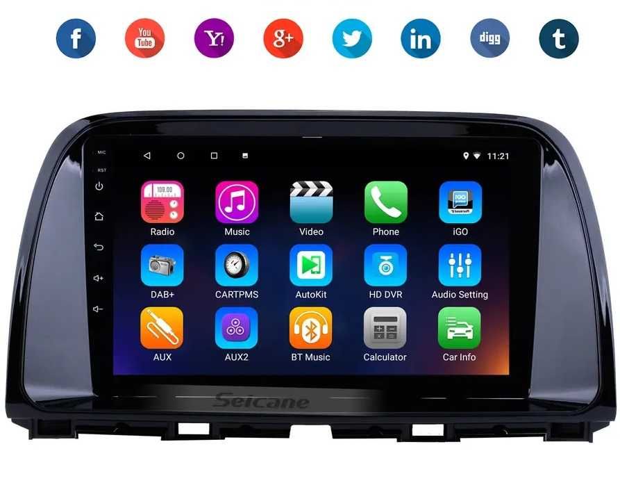 Мултимедия за Mazda CX-5 Мазда плеър с Android Навигация Двоен дин CX