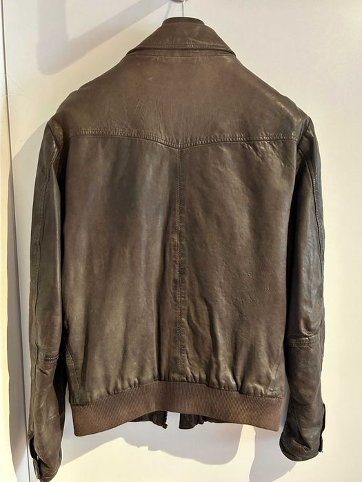 Кожено мъжко яке Replay размер М