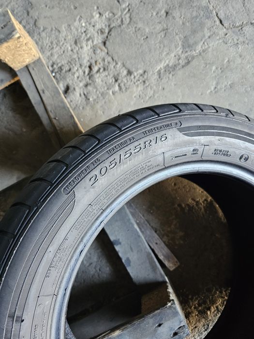 4 anvelope vara 205 55 16 Dunlop 6.2mm 2020