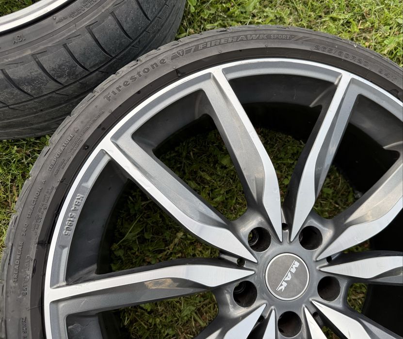 Продавам комплект 20" джанти МАК с  гуми Firestone
