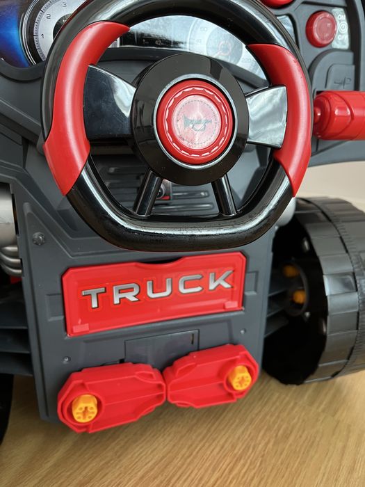 Atelier copii Homcom, Camion cu motor, 3-5 ani