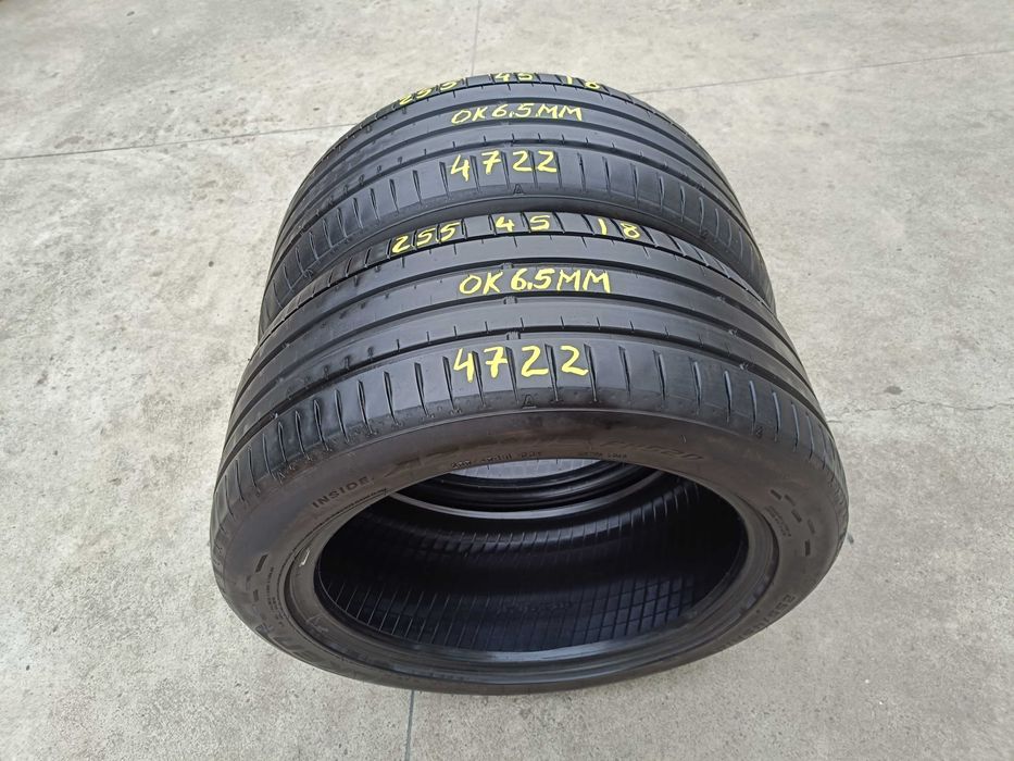 Doua anvelope de vara 255 45 18 falken azenis FK 520 dot 4722