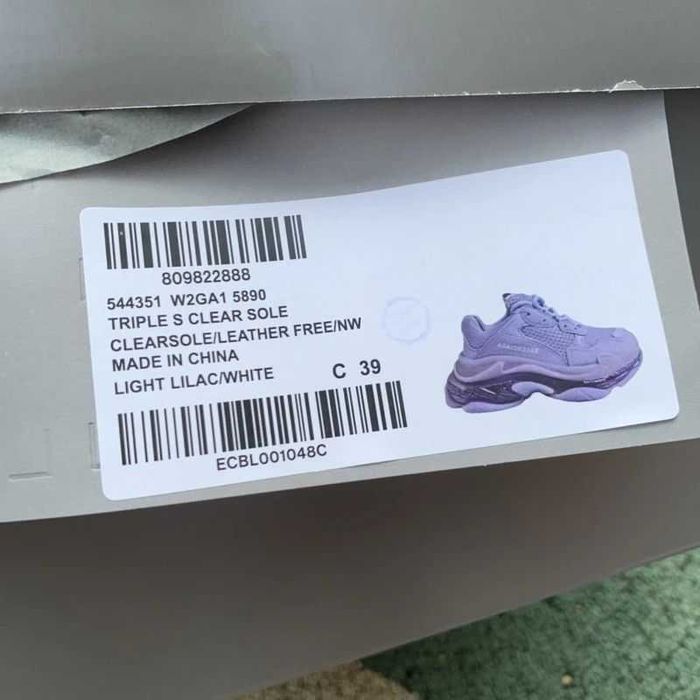 Balenciaga Triple S - Violet/Dark Grey/Sky Blue