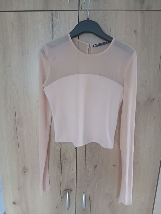 Блуза Zara и сатенен том Monki