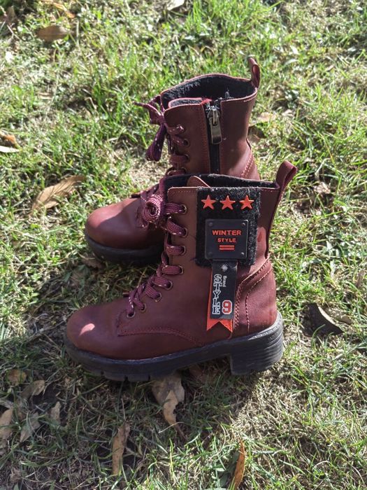 Детски кожени боти