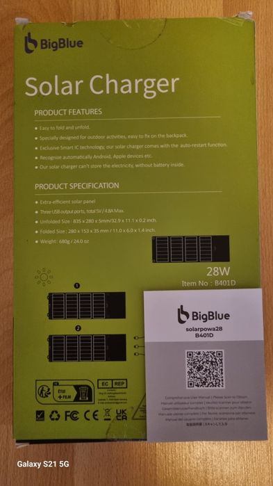 Panou solar portabil