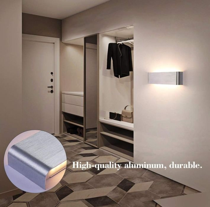 Aplica de perete lumina led design modern cu lumina in 2 directii