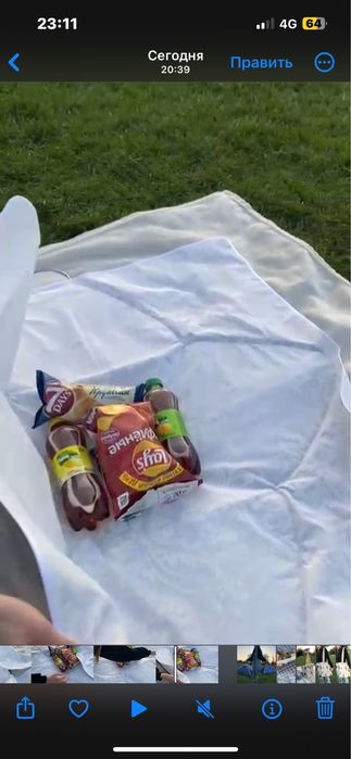 Сумка-скатерть для пикника