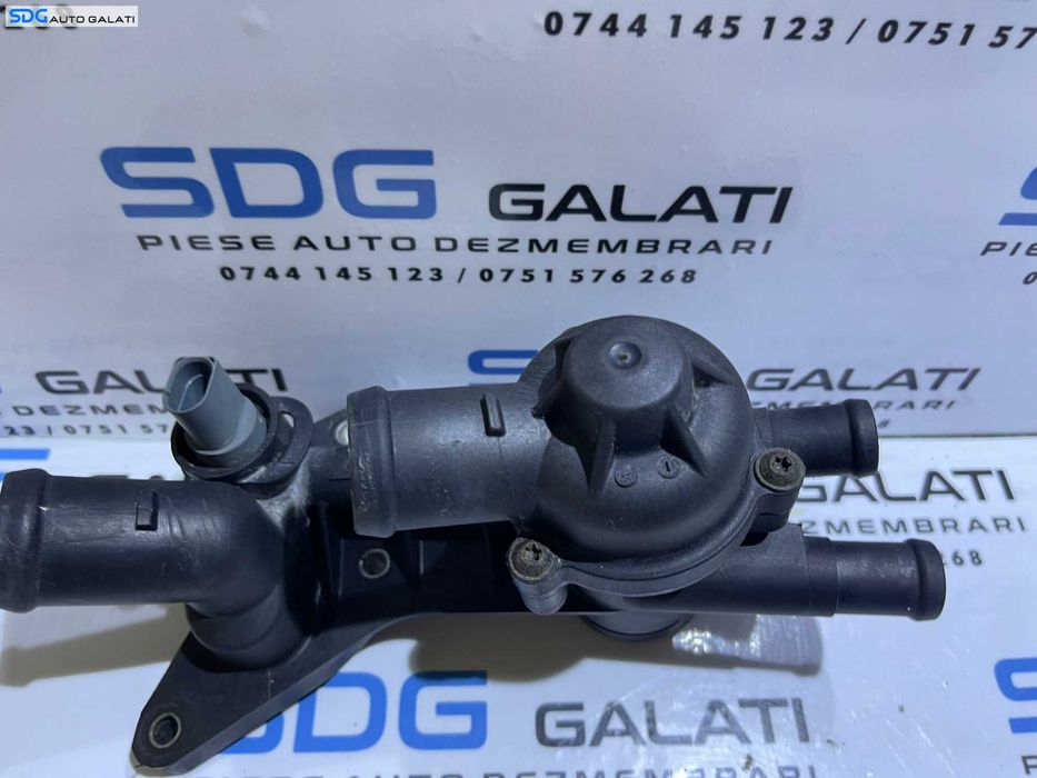 Corp Carcasa Termostat cu Senzor Temperatura Apa Skoda Rapid 1.2 CGPC 2013 - Prezent Cod 03C121111B[S0334]