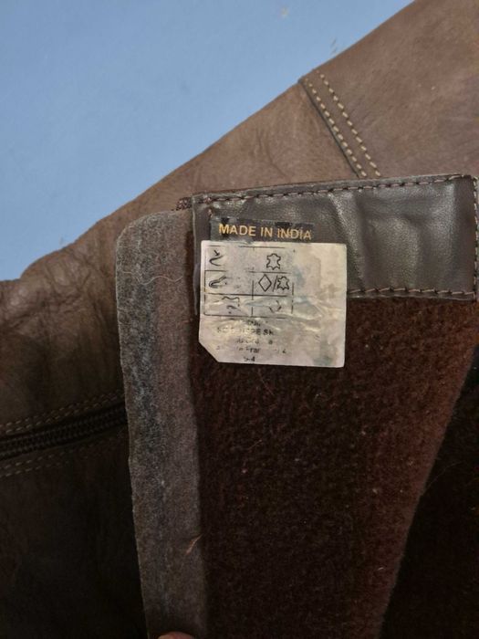 Cizme inalte piele naturala, pentru dama, marime 39, made in India