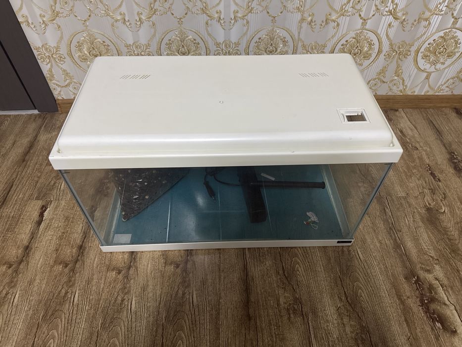 Acvariu aquatlantis 60 litri cu capac si filtru