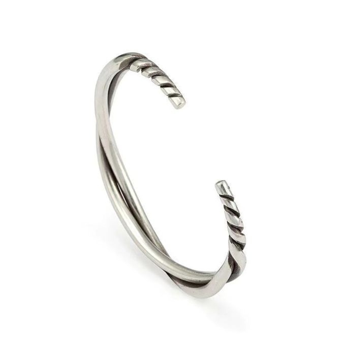 Браслет кожанный и металлический