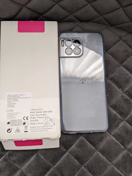 Telekom T-MOBILE T Phone 2 Pro 256GB 5G Dual SIM, Azurite Blue Snapdragon 6 Gen 1 8 GB RAM 256 GB AMOLED  eSIM