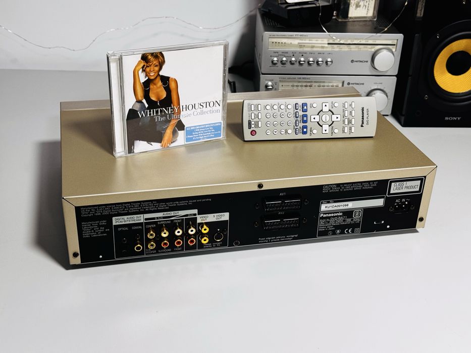 CD/DVD/Blu-Ray audio-video player PANASONIC DVD-RA71,telecomandă,Japan