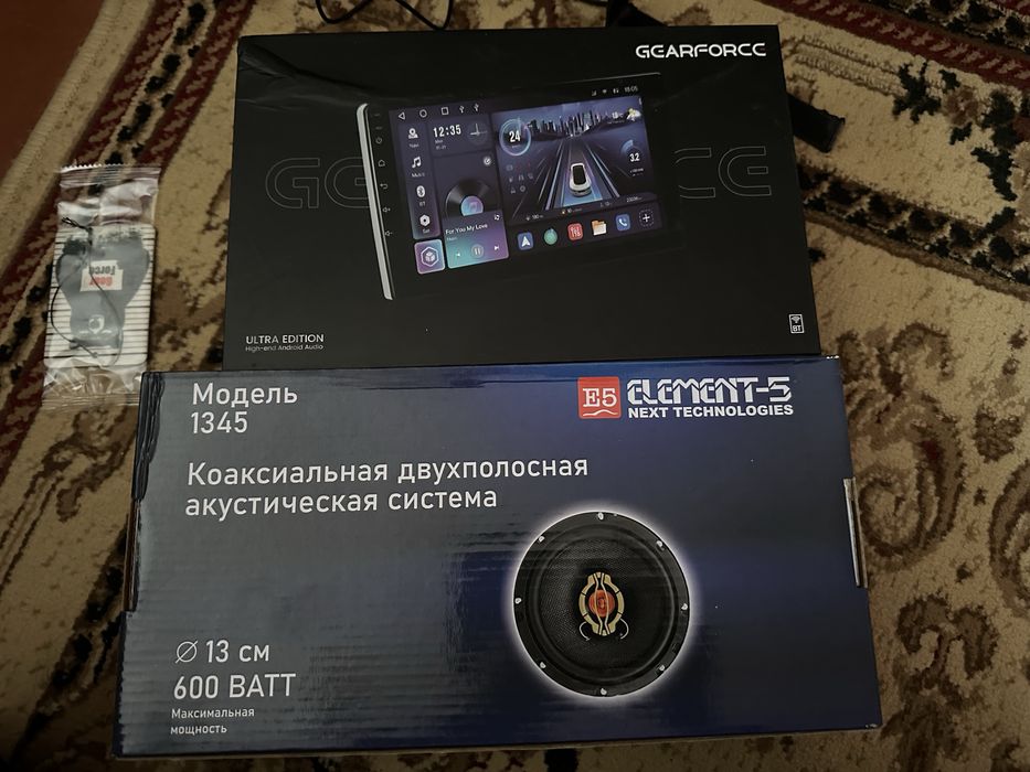 Автомагнитола и динамики