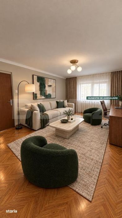Apartament 2 camere, 56 mp, zona Nicolina - str.Clopotari