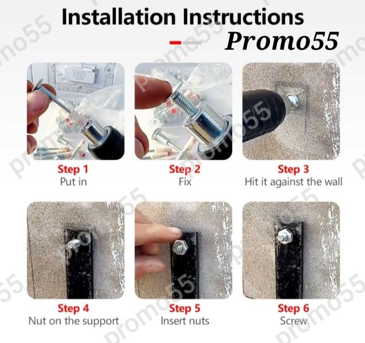 Професионални Кръгли Стоманени Пирони с Резба и Гайка за Пистолет