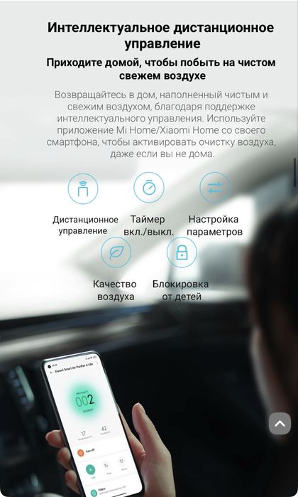 Очиститель воздуха Xiaomi 4 Lite гарантя есть