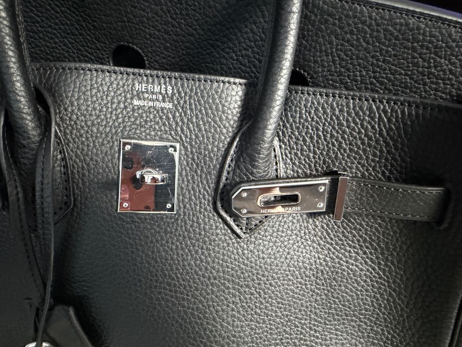 черна чанта HERMES