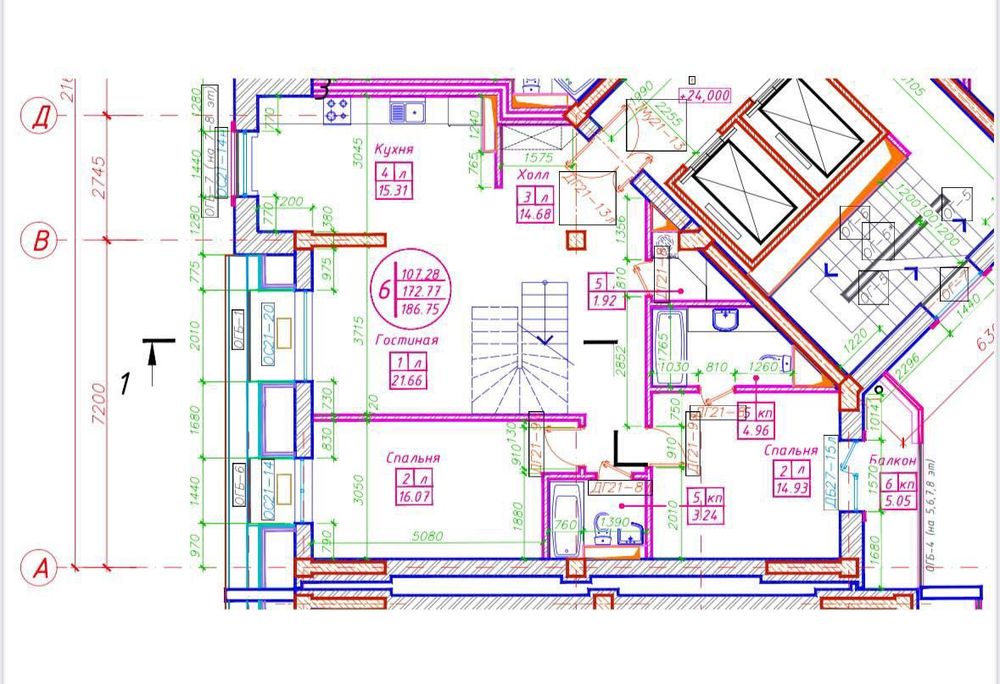 Greenwich Продается 5 комнатная квартира коробка Дуплекс ул.Янгизамон