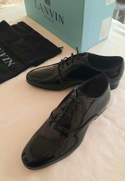 "Lanvin" туфли унисекс, лакированные 38 размер, оригинал