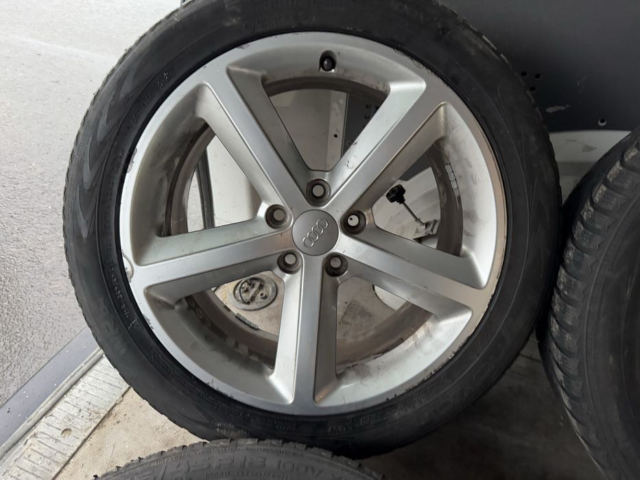 Jante Audi S line A4/A5/A6, skoda,Vw cu anvelope de vara continental!