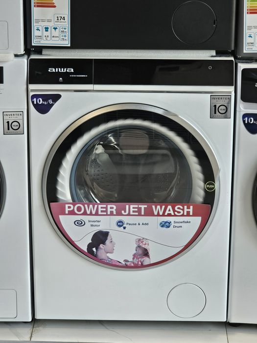 Стиральная машина Aiwa Demiwa SD100 10kg Inverter +6kg Heat