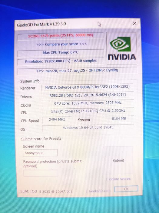Геймърски лаптоп Lenovo Y50-70 GTX 860M l i7 4710HQ l 8GB
