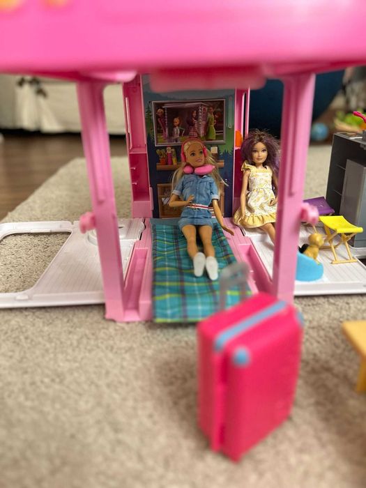 Barbie Dreamcamper Rulotă Vehicul pentru Păpuși