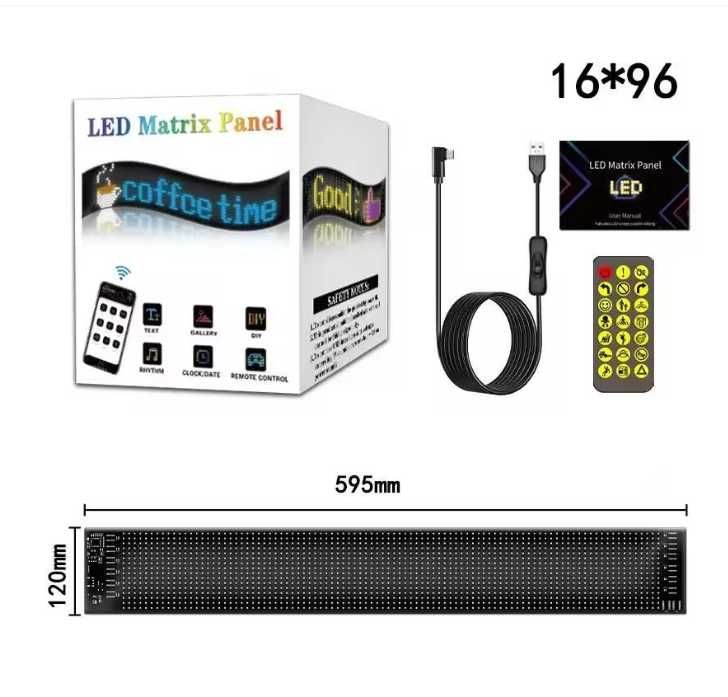 Panou afisaj matrix led U60, flexibil devil eyes, ochi camion