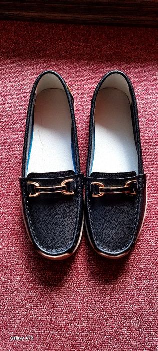 Mocasini damă negri eleganti