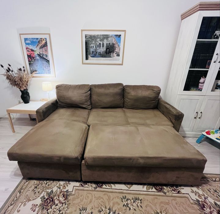 Canapea coltar extensibila Mobexpert 200x135 - utilizata - Urgent