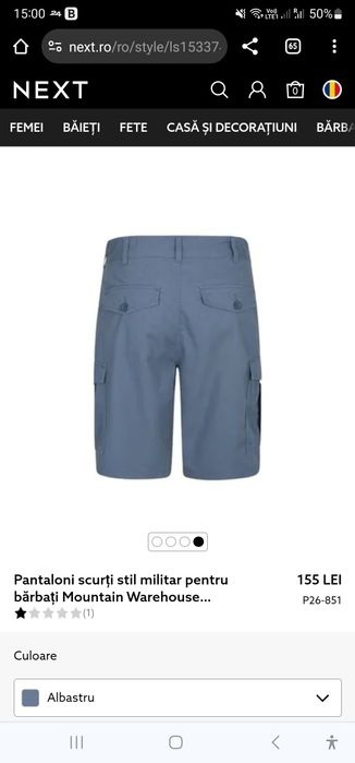 Pantaloni barbati Mountain Warehouse masura W36
