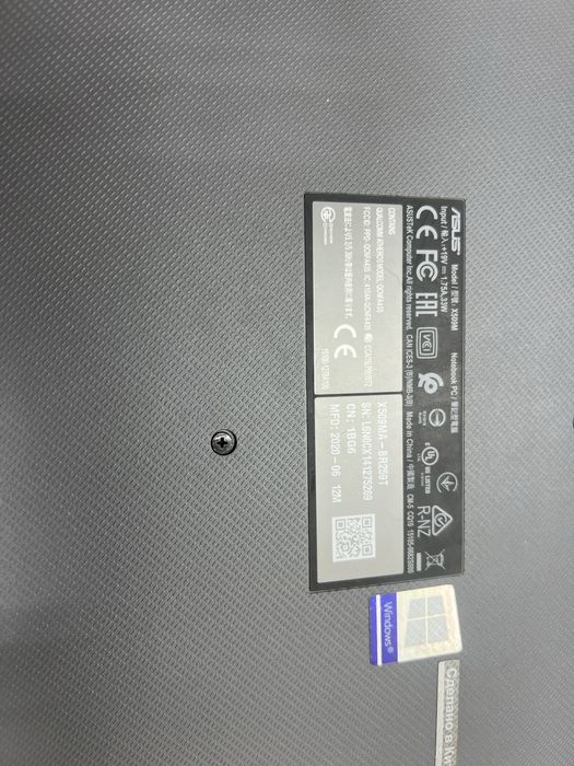 Ноутбук asus серый