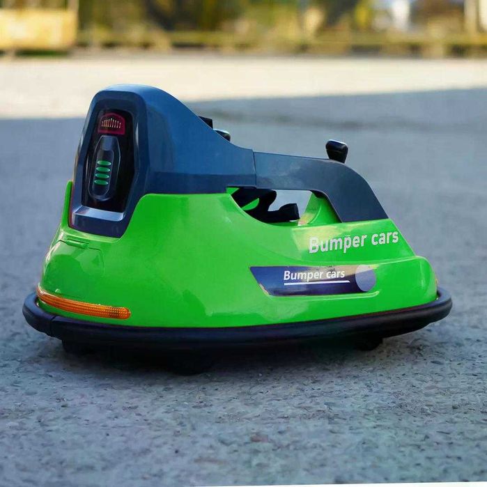 Masinuta busitoare electrica cu RC, Kinderauto Bumper 2x 35W 12V Green