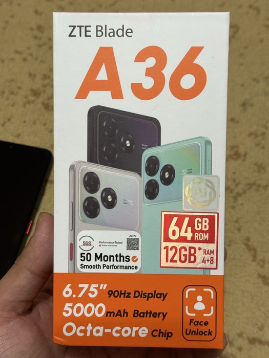 Телефон ZTE Blade A36