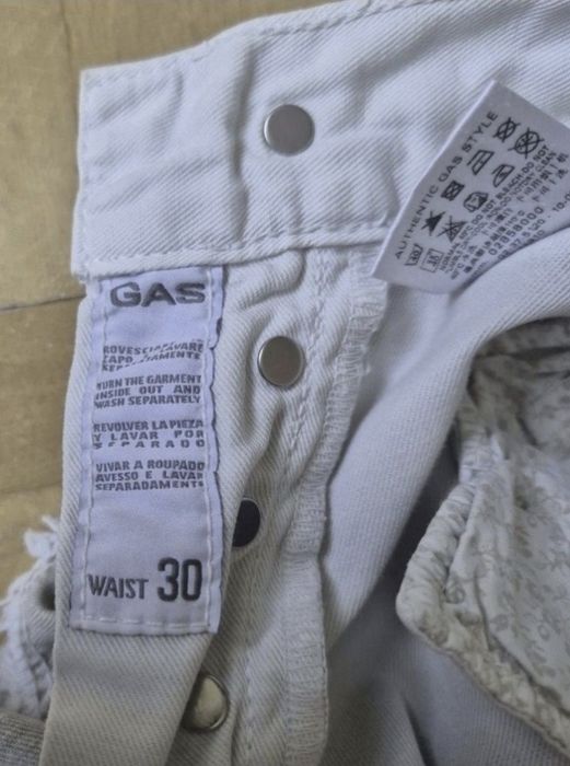 Pantaloni Scurți / Blugi GAS, Bărbătești - Stil Urban Distressed - W30