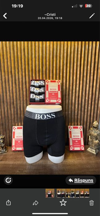 Boxeri armani 3 la set