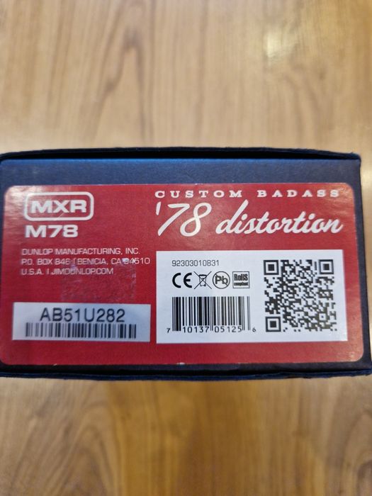 Eфект за китара - дисторшън MXR Custom Badass M78 Distortion
